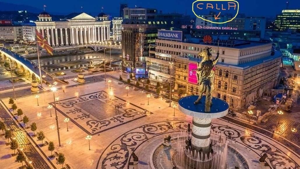 Calla 5 Apartment - Main Square, In The City Shopping Center - Parking Slot With Security And Video Camera Skopie Exterior foto